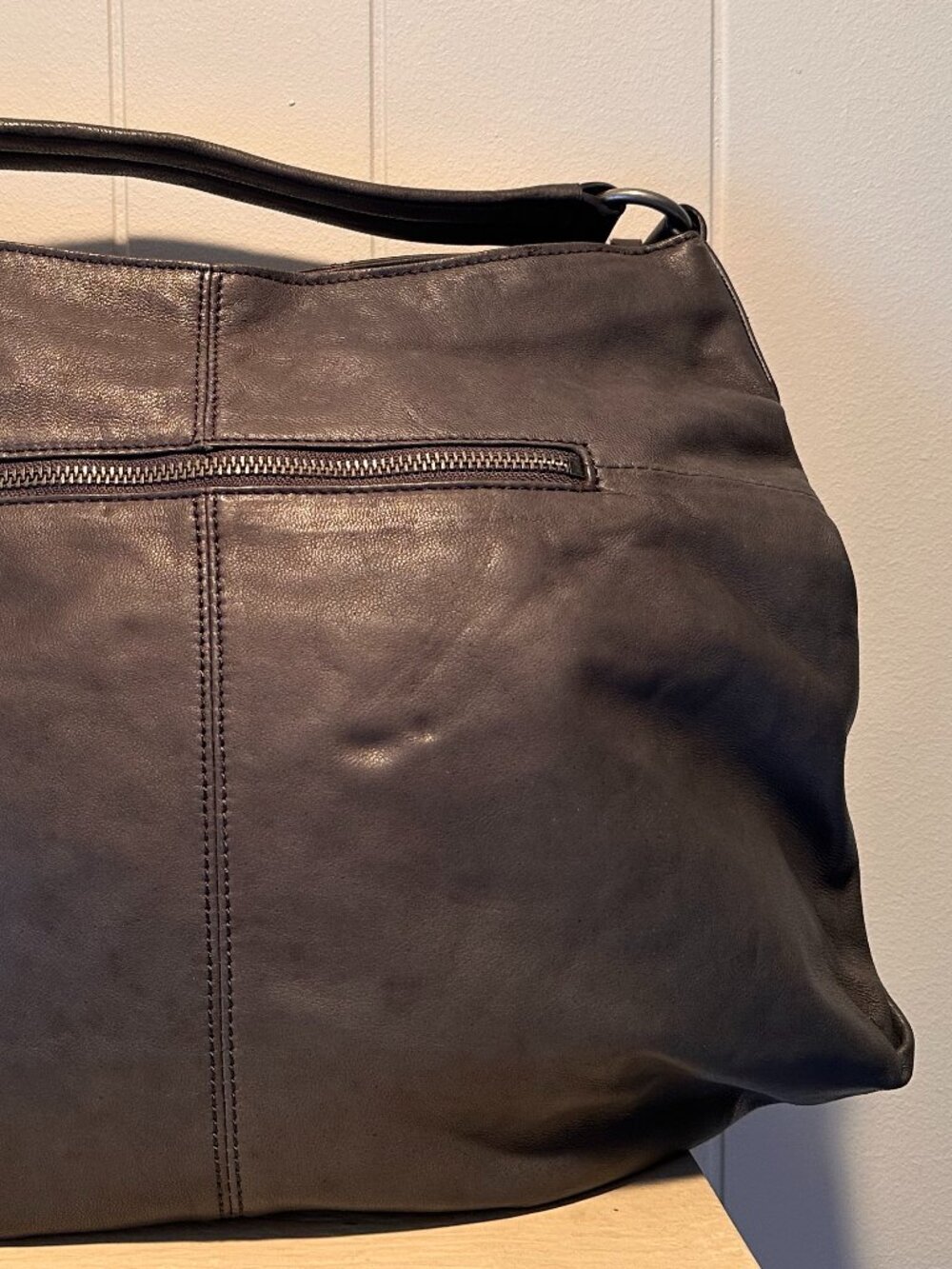 Lucky Brand Grey Hobo with Silver Detail - Picture 14 of 15